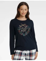 Dámské pyžamo Goldy 40939-59X Námořnická modrá - Henderson Ladies Dámské pyžamo Goldy 40939-59X Námořnická modrá - Henderson Ladies