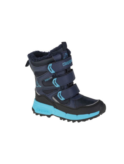 Dětská kotníková zimní obuv Jr 260902K-6766 Tmavě modrá s modrou - Kappa