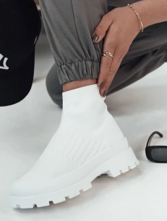 Dámské ponožkové boty ORCE white FashionStreet ZY0472