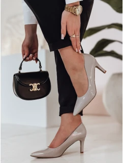 Dámské jehlové boty STILETTU na vysokém podpatku šedé FashionStreet ZY0839