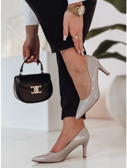 Dámské jehlové boty STILETTU na vysokém podpatku šedé FashionStreet ZY0839