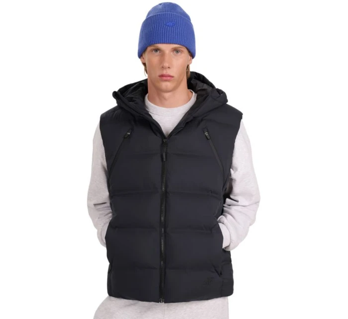 Pánská vesta 4F M226 deep black 4FWAW25TVJAM226 20S pánské Pánská vesta 4F M226 deep black 4FWAW25TVJAM226 20S pánské