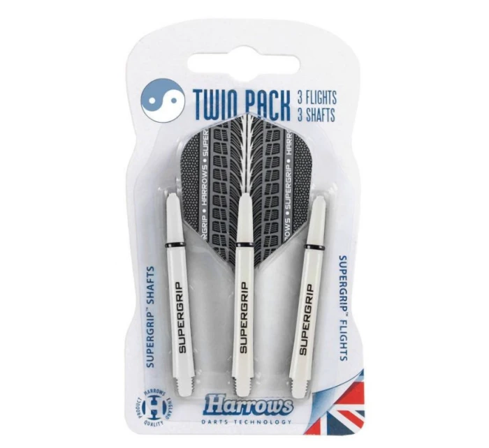 Brány Twin Pack Supergrip + Supergrip peří model 21341027 - Harrows Brány Twin Pack Supergrip + Supergrip peří model 21341027 - Harrows