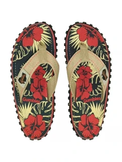Žabky Gumbies Islander Denim Hibiscus GU-FFISL109