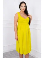 Šaty s širokými ramínky