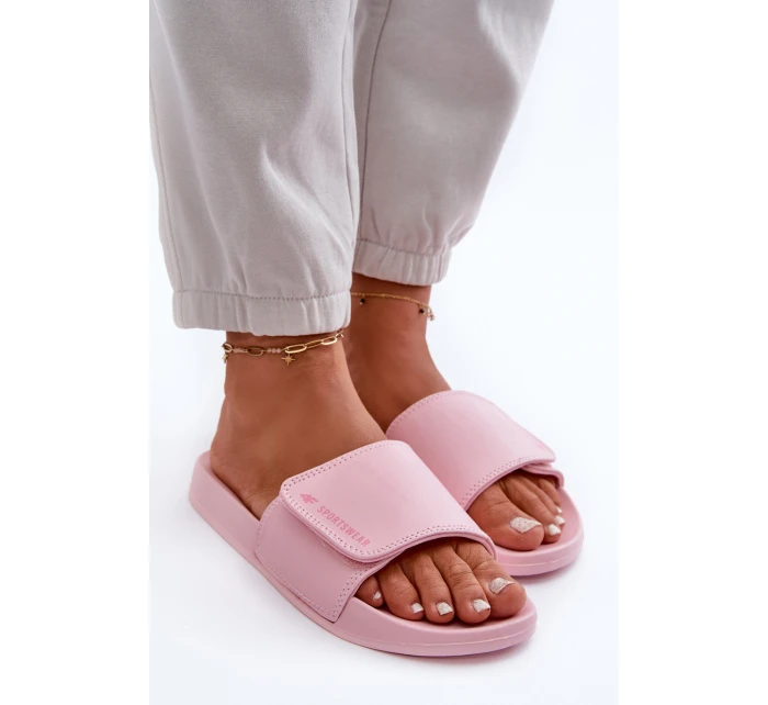 Dámské Žabky model 21666180 Růžové - 4F Dámské Žabky model 21666180 Růžové - 4F
