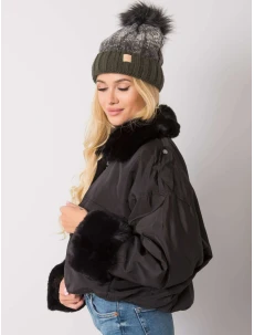 Dámská čepice.23X khaki