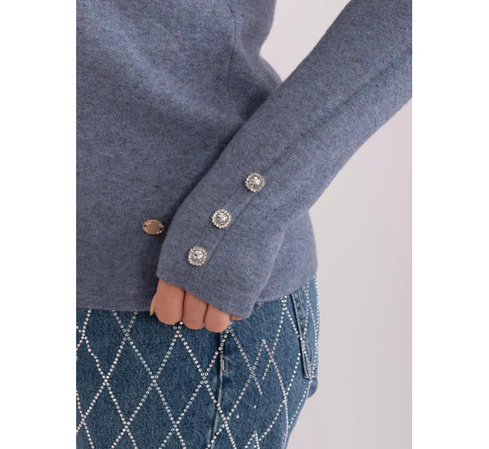 PM SW PM1020 Svetr.12P šedá modrá