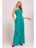 Kombinéza na jedno rameno se  tyrkysová model 20970562 - Moe