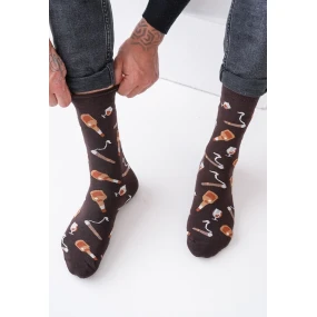 Milena Avangard Ponožky 0125-105 Whisky I Cigar 39-46 Milena Avangard Ponožky 0125-105 Whisky I Cigar 39-46