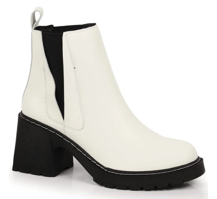 Zateplené boty Artiker W HBH42 s podpatkem na jehlovém podpatku