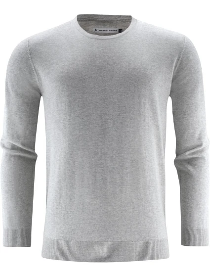 James Harvest Ashland U Pánský svetr 62.2512 grey melange