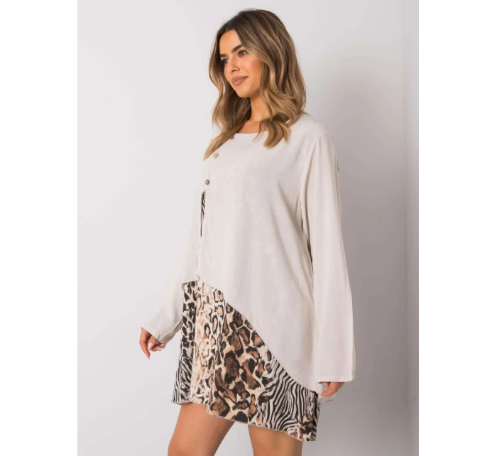 Šaty DHJ SK 21451.50 béžová