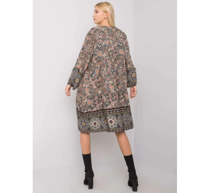 TW SK BI model 20595532 khaki šaty - FPrice TW SK BI model 20595532 khaki šaty - FPrice