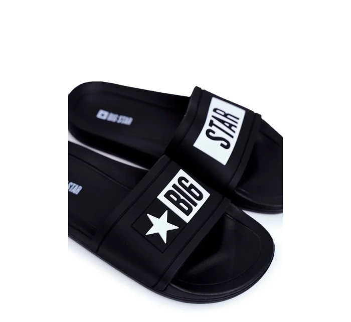 Pánské pantofle Big star - černé Pánské pantofle Big star - černé