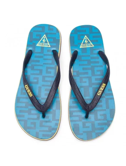 Plážové žabky F92Z08-B00H modrá - GUESS Plážové žabky F92Z08-B00H modrá - GUESS