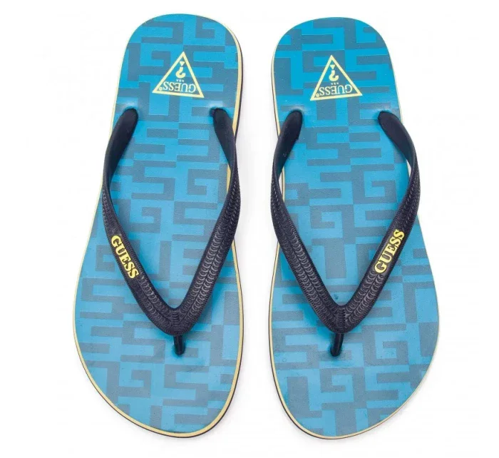 Plážové žabky F92Z08-B00H modrá - GUESS Plážové žabky F92Z08-B00H modrá - GUESS