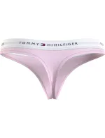 Dámská tanga LOGO WAISTBAND THONG UW0UW03835TOG světle růžová - Tommy Hilfiger Dámská tanga LOGO WAISTBAND THONG UW0UW03835TOG světle růžová - Tommy Hilfiger