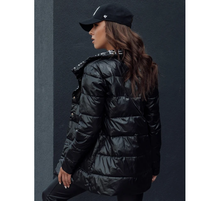 Dámská prošívaná přechodová bunda MINTY DATE černá FashionStreet TY4508