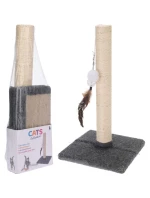 ŠKRABADLO PRO KOČKY S HRAČKOU 53CM