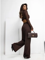 Spodnie dresowe RV DR model 21777678 ciemny brązowy - FPrice Spodnie dresowe RV DR model 21777678 ciemny brązowy - FPrice