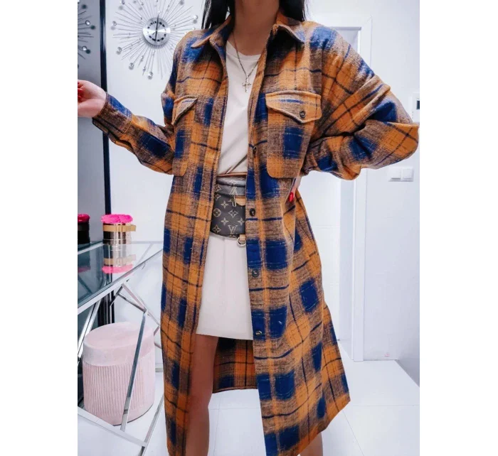 modrý dámský  kabát model 14999259 - K.ZELL