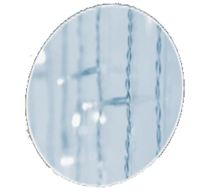 VÁNOČNÍ STROMEK SVĚTLA VENKOVNÍ SVĚTLO OPONA 360 VEDL ČASOVAČ STUDENÁ BÍLÁ PRŮHLEDNÝ KABEL