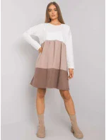 Šaty RV SK 7188.83P hnědá Šaty RV SK 7188.83P hnědá