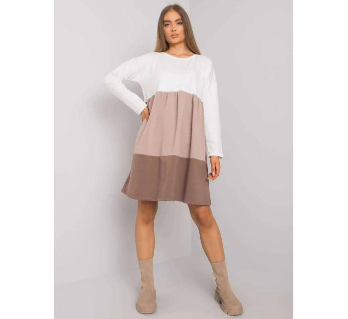 Šaty RV SK 7188.83P hnědá Šaty RV SK 7188.83P hnědá