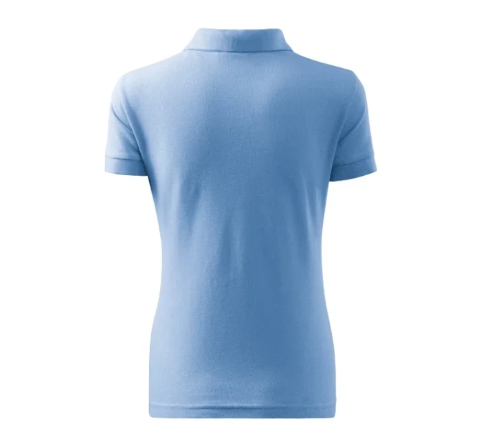 Cotton Heavy polokošile dámská nebesky modrá