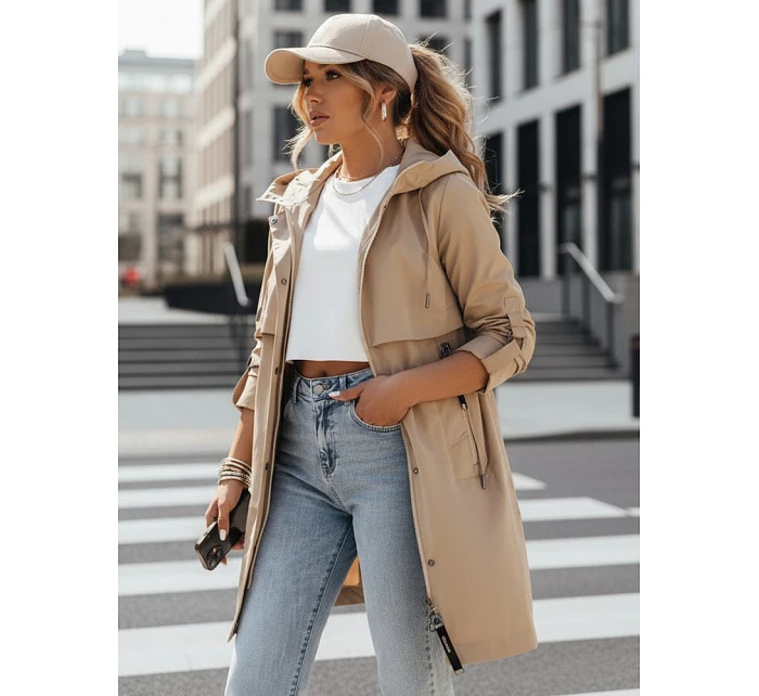 Dámská přechodná bunda parka béžová TILSON FashionStreet TY4192