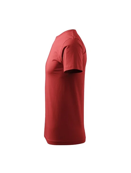 Basic M model 18721249 tričko bordó - Malfini