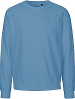 Neutral O 63001 Unisex raglánová mikina z bio bavlny 77.6301 dusty indigo