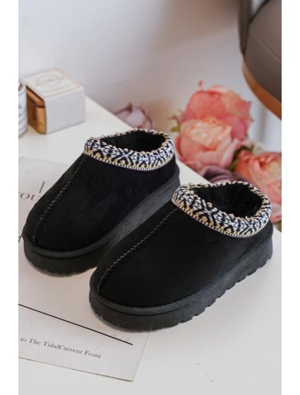 Dětské Nastavitelné Boty Oceněné Černé Olivane