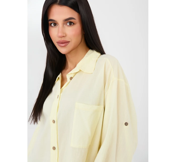 Košile IT KS 6704.25 světle žlutá