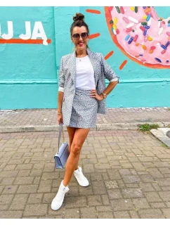 Dámské vysoké tenisky Big Star - bílé