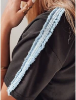 Dámská tepláková souprava oversize SPORT černá model 21988920 - Dstreet Dámská tepláková souprava oversize SPORT černá model 21988920 - Dstreet