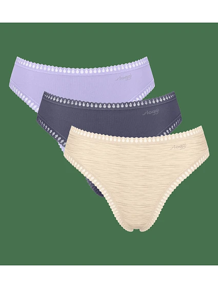 sloggi GO Crush High leg C3P - Lilac - SLOGGI Lilac - SLOGGI sloggi GO Crush High leg C3P - Lilac - SLOGGI Lilac - SLOGGI