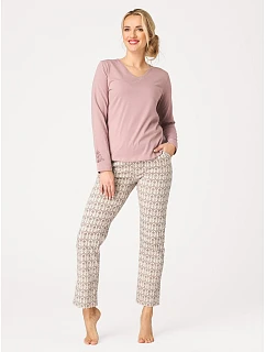 Pyžamo Key LNS 511 B26 dlouhé rukávy, velikost 2XL–3XL