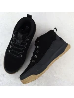 Pánské kožené trapery černé model 21905156 - Big Star