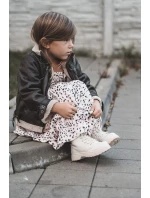 Dětské Kožené Kozačky Se Zipem Béžove model 21597399 - Boto