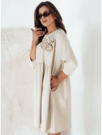 béžové šaty Dstreet model 21974034 - FashionStreet béžové šaty Dstreet model 21974034 - FashionStreet