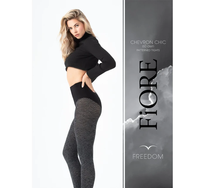 Fiore punčocháče G 6076 Chevron Chic 60 den 2-4 Fiore punčocháče G 6076 Chevron Chic 60 den 2-4