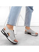 Pohodlné nazouvací sandály W model 22050723 - Rieker Pohodlné nazouvací sandály W model 22050723 - Rieker