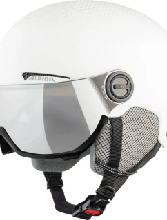 Lyžařská přilba ALPINA ARBER VISOR Q-LITE WHITE 54-58