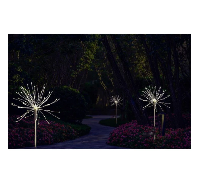 SOLÁRNÍ LUCERNA DMYCHADLO STROM OHŇOSTROJE 80CM 90 VEDL