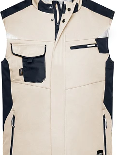 JN 825 Pracovní zimní softshellová vesta Strong model 22491324 - Daiber