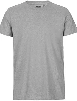 Neutral O 61001 Pánské tričko z bio bavlny 77.6101 sport grey