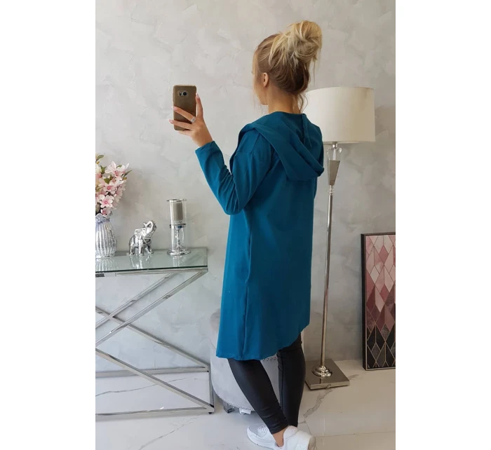 Dlouhá pláštěnka s kapucí, námořní Dlouhá pláštěnka s kapucí, námořní