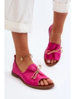 Dámské kožené baleríny model 21652447 - Zazoo